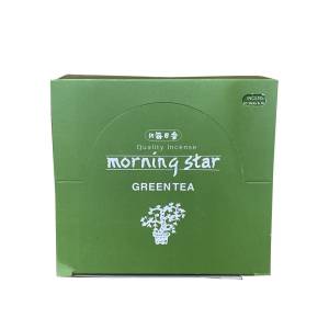 Morning Star Green Tea  600 Sticks (Pack of 12 x ) - 50 Eco Incense Sticks