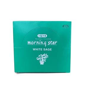 Morning Star White Sage  600 Sticks (Pack of 12 x ) - 50 Eco Incense Sticks