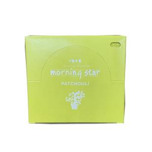 Morning Star Patchouli  600 Sticks (Pack of 12 x ) - 50 Eco Incense Sticks